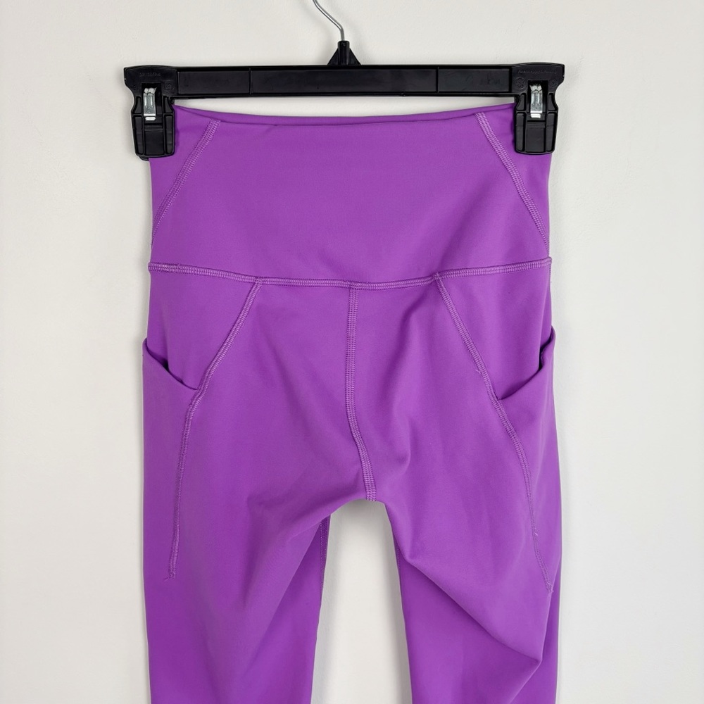 Lululemon Wunder Train High-Rise Tight with Pockets 25" Moonlit Magenta Size 4 - Picture 5 of 10